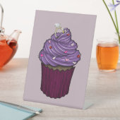 Zuckervorschlag Cupcake Sockelschild (In Situ)