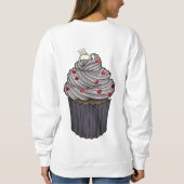 Zuckervorschlag Cupcake Sweatshirt (Rückseite)