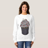 Zuckervorschlag Cupcake Sweatshirt (Vorne ganz)