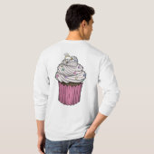 Zuckervorschlag Cupcake T-Shirt (Schwarz voll)