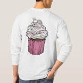 Zuckervorschlag Cupcake T-Shirt (Rückseite)