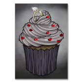 Zuckervorschlag Cupcake Tischnummer (Rückseite)