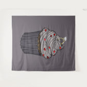 Zuckervorschlag Cupcake Wandteppich (Vorderseite (Horizontal))