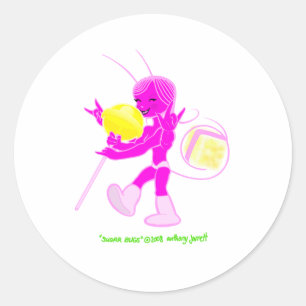 Zuckerwanze 2 kein Logo Aufkleber