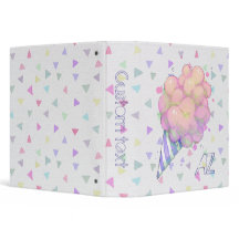 Zuckerwatte-Aquarellmonogramm