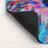 Zuckerwatte-Blume Mousepad (Ecke)