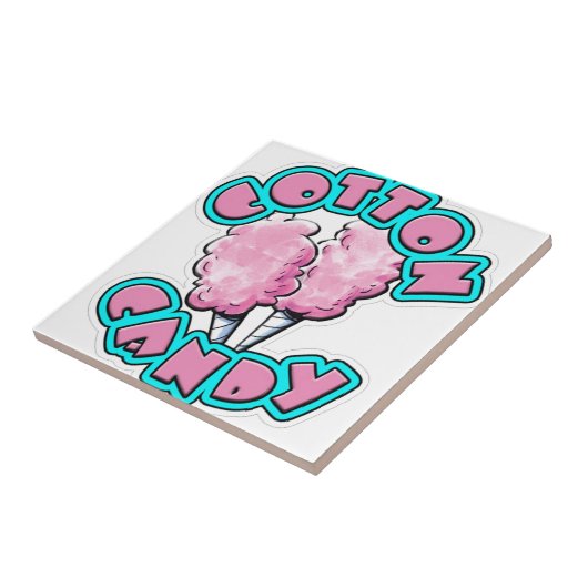 Zuckerwatte Fliese (Seite)