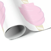 Zuckerwatte Geschenkpapier (Rolleneckpunkt)