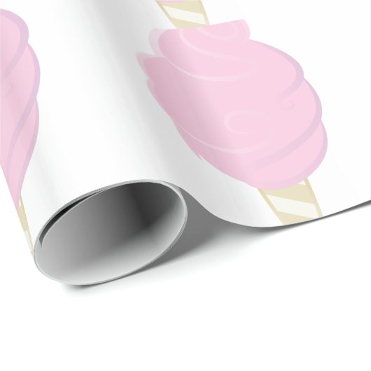 Zuckerwatte Geschenkpapier (Rolleneckpunkt)
