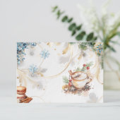 Zuckerwatte ist leer begleitkarte (Stehend Vorderseite)