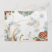 Zuckerwatte ist leer begleitkarte (Rückseite)