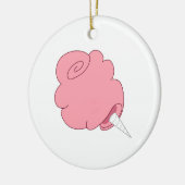 Zuckerwatte Keramik Ornament (Links)