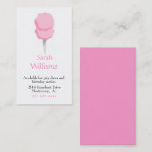 Zuckerwatte-KinderTelefonkarte Telefonnummerkarte (Vorne/Hinten)