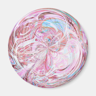Zuckerwatte-Mandala-Magnet Magnet
