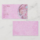 Zuckerwatte-Mandala-Visitenkarte Visitenkarte (Vorne/Hinten)