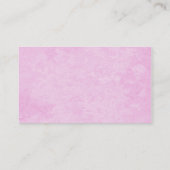 Zuckerwatte-Mandala-Visitenkarte Visitenkarte (Rückseite)