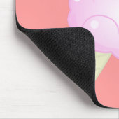 Zuckerwatte Mousepad - Rosa (Ecke)