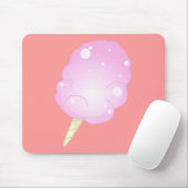 Zuckerwatte Mousepad - Rosa (Mit Mouse)