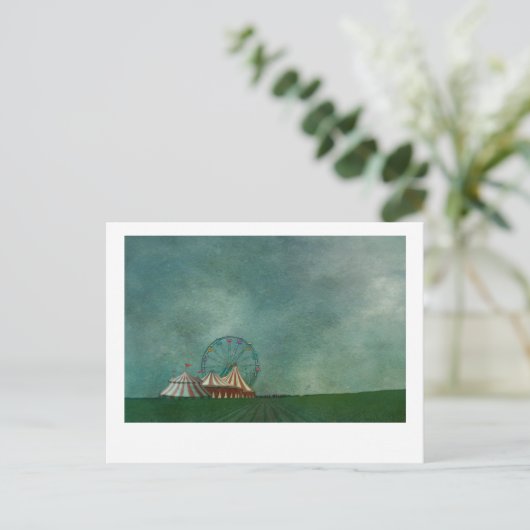 Zuckerwatte - postkarte (Stehend Vorderseite)