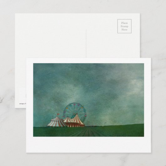 Zuckerwatte - postkarte (Vorne/Hinten)