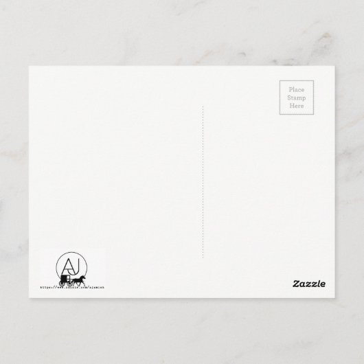 Zuckerwatte - postkarte (Rückseite)