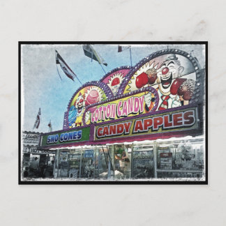 "Zuckerwatte-" Postkarte