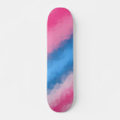 Zuckerwatte-Regenbogen färbt Skate Plattform Skateboard (Vorne)