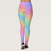 Zuckerwatte-Strudel-Leggings Leggings (Rückseite)