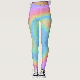 Zuckerwatte-Strudel-Leggings Leggings