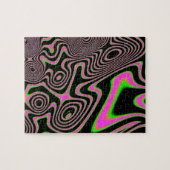 Zuckerwatte Trippy abstraktes Puzzle (Horizontal)