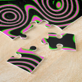 Zuckerwatte Trippy abstraktes Puzzle (Seite)