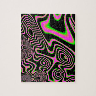 Zuckerwatte Trippy abstraktes Puzzle