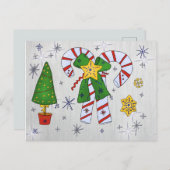 Zuckerweihnachten Postkarte (Vorne/Hinten)