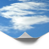 Zuckerwolken Poster (Ecke)