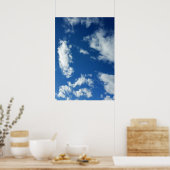 Zuckerwolken Poster (Küche)