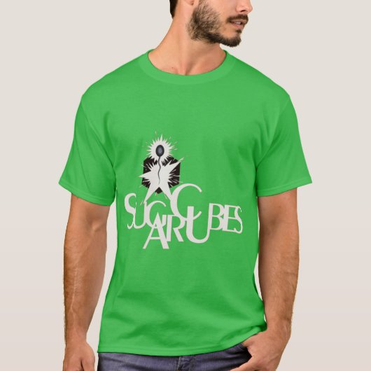 Zuckerwürfel Retro T-Shirt (Vorderseite)