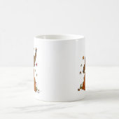 Zuckmücken-Stapel der Blätter-Tasse Kaffeetasse (Mittel)