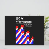 Zuerkennung der US-Staatsbürgerschaft (Stehend Vorderseite)