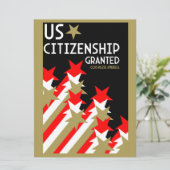 Zuerkennung der US-Staatsbürgerschaft (Stehend Vorderseite)