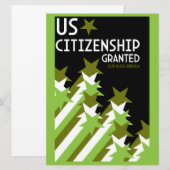 Zuerkennung der US-Staatsbürgerschaft (Vorne/Hinten)