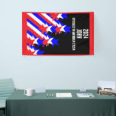 Zuerkennung der US-Staatsbürgerschaft Banner (Messeveranstaltung)