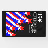 Zuerkennung der US-Staatsbürgerschaft Banner (Horizontal)