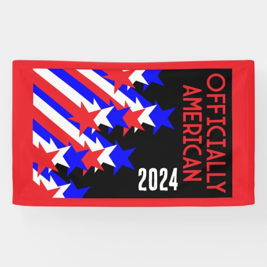 Zuerkennung der US-Staatsbürgerschaft Banner (Horizontal)