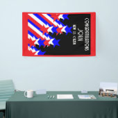 Zuerkennung der US-Staatsbürgerschaft Banner (Messeveranstaltung)