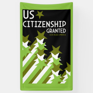 Zuerkennung der US-Staatsbürgerschaft Banner