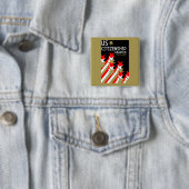 Zuerkennung der US-Staatsbürgerschaft Button (Beispiel)