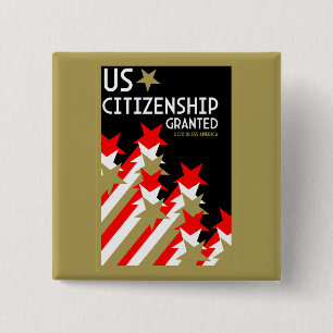Zuerkennung der US-Staatsbürgerschaft Button