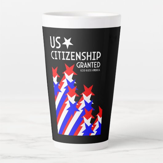 Zuerkennung der US-Staatsbürgerschaft Milchtasse (Vorderseite)