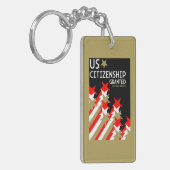 Zuerkennung der US-Staatsbürgerschaft Schlüsselanhänger (Vorderseite links)