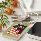 Zuerkennung der US-Staatsbürgerschaft Schlüsselanhänger (Vorderseite rechts)